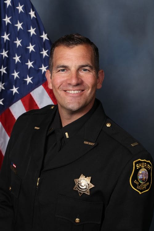 San Joaquin County Sheriff's lieutenant Aaron Dunsing